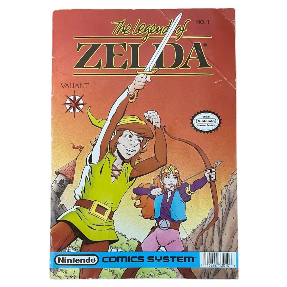 THE LEGEND OF ZELDA #1 1990 VALIANT 1ST LINK IN COMICS - Ultra Rare